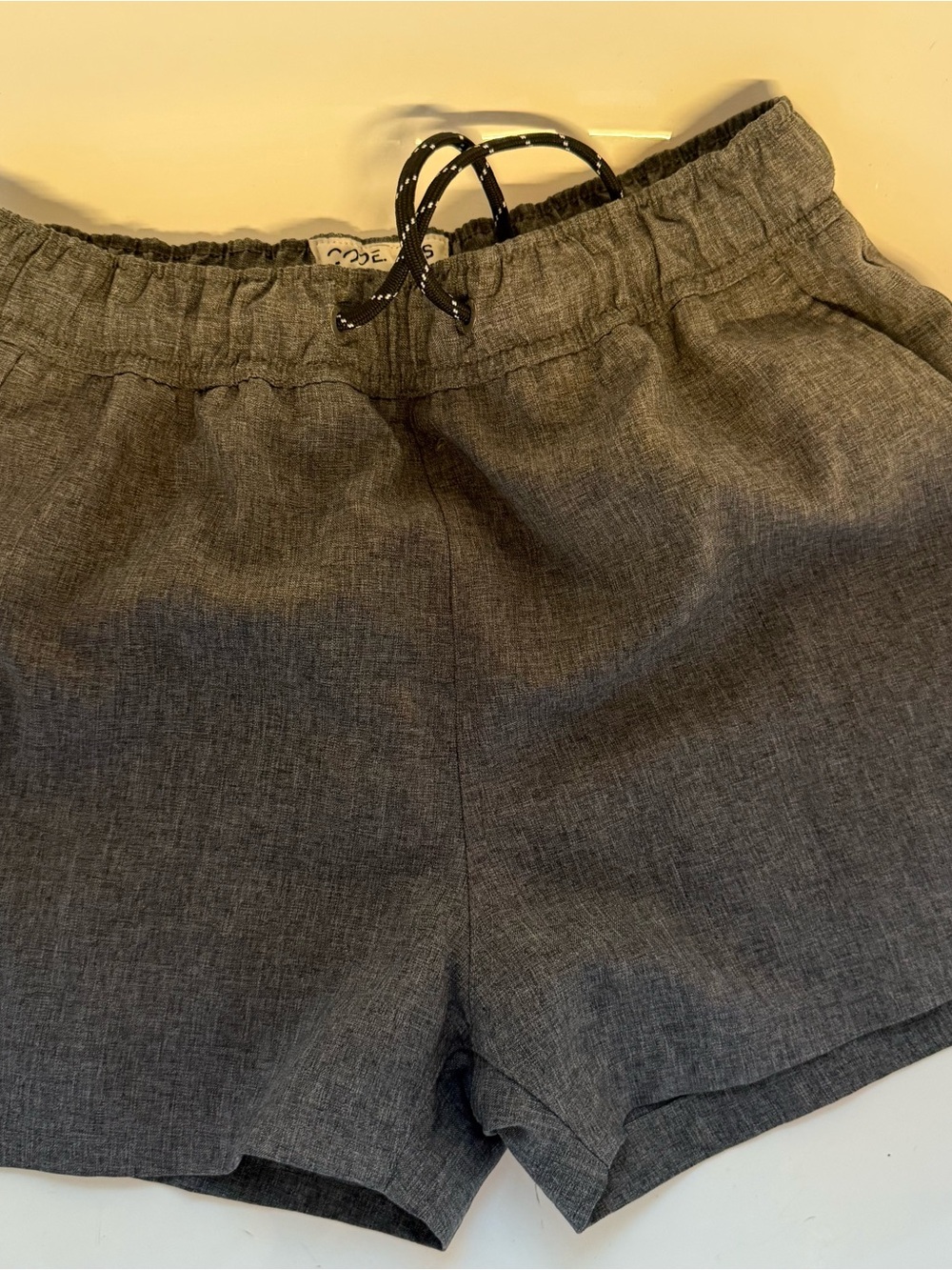 Desigual Women's Gray Elastic-Waist Athletic Shorts